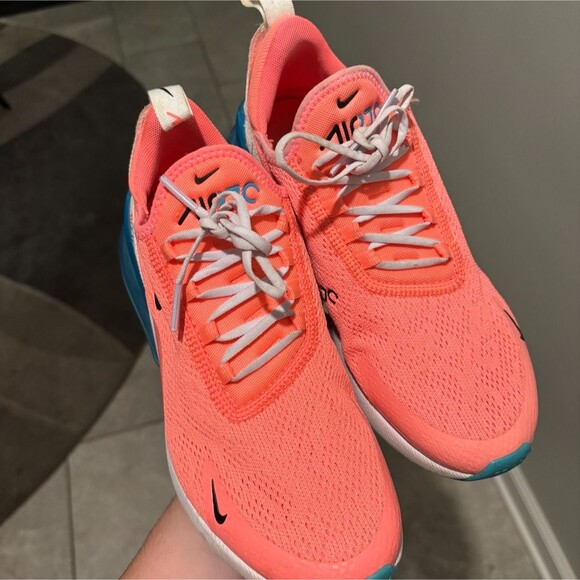 Nike Air Zoom Sneakers - Bright Pink, Blue, and Black - Size 6 1/2 - Picture 1 of 4